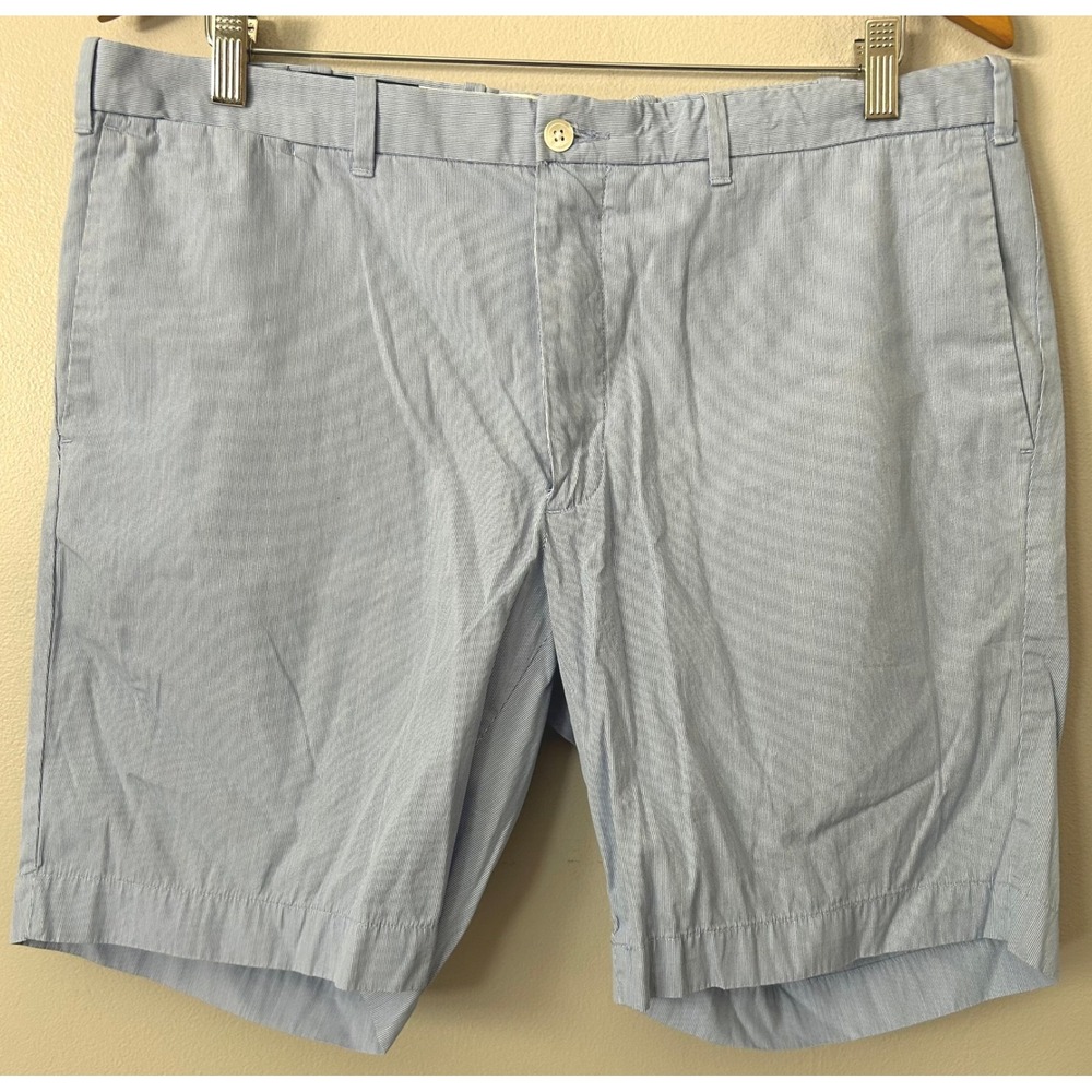Polo Ralph Lauren Shorts Mens 36‎ Blue White Striped Slim GI Fit Cotton 8"